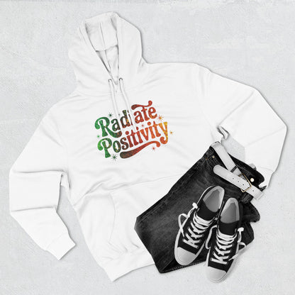 Radiate Positivity Fleece Hoodie - Cozy & Inspirational Wear