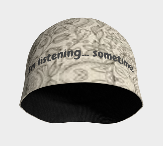 I'm listening sometimes beanie
